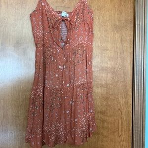 Aeropostale XS floral print sun dress